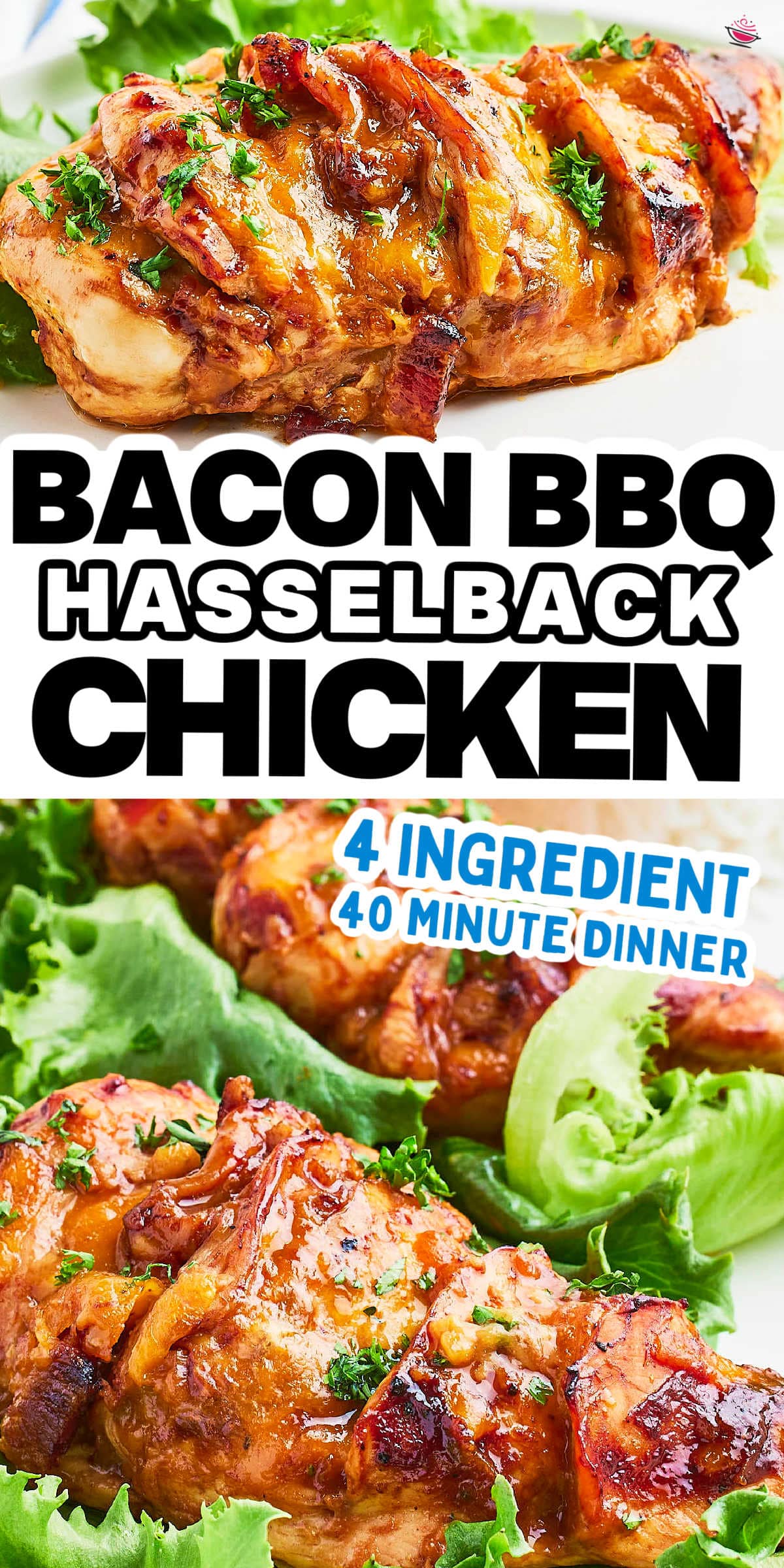 试试我们的简单而美味4-ingredient Hasselback鸡食谱!从烧烤酱,挤满了风味干酪和切碎的培根肉。适合平时晚餐,但足够令人印象深刻的客人。# cheerfulcook # HasselbackChicken # Chic江南娱乐app网址苹果kenRecipes # EasyDinner #通过@cheerfulcook chickendinnergydF4y2Ba
