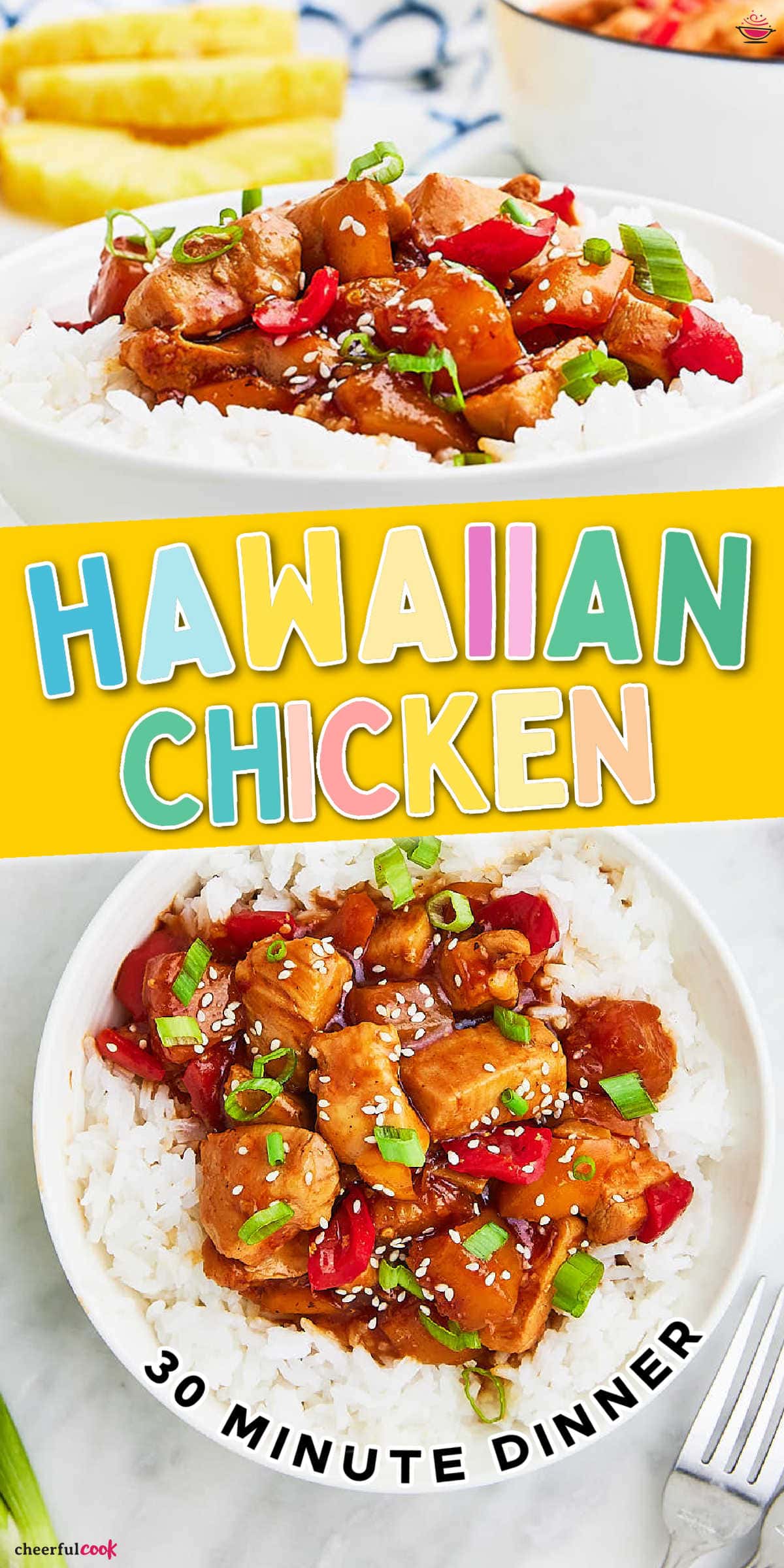 晚餐有热带捻夏威夷鸡肉食谱。多汁的鸡肉,甜的菠萝,和一个极漂亮的酱汁一起愉快的用餐,很容易在自己的厨房。# cheerfulcook # Hawaiianchicken # chickendinner # weeknightdinner # easydinner #通过江南娱乐app网址苹果@cheerfulcook chickenrecipesgydF4y2Ba